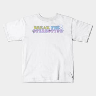 NCT Hello Future Inspired Shirt and Merchandise 'Break the Stereotype' Positive Quote (Colored Ver. 2) Kids T-Shirt